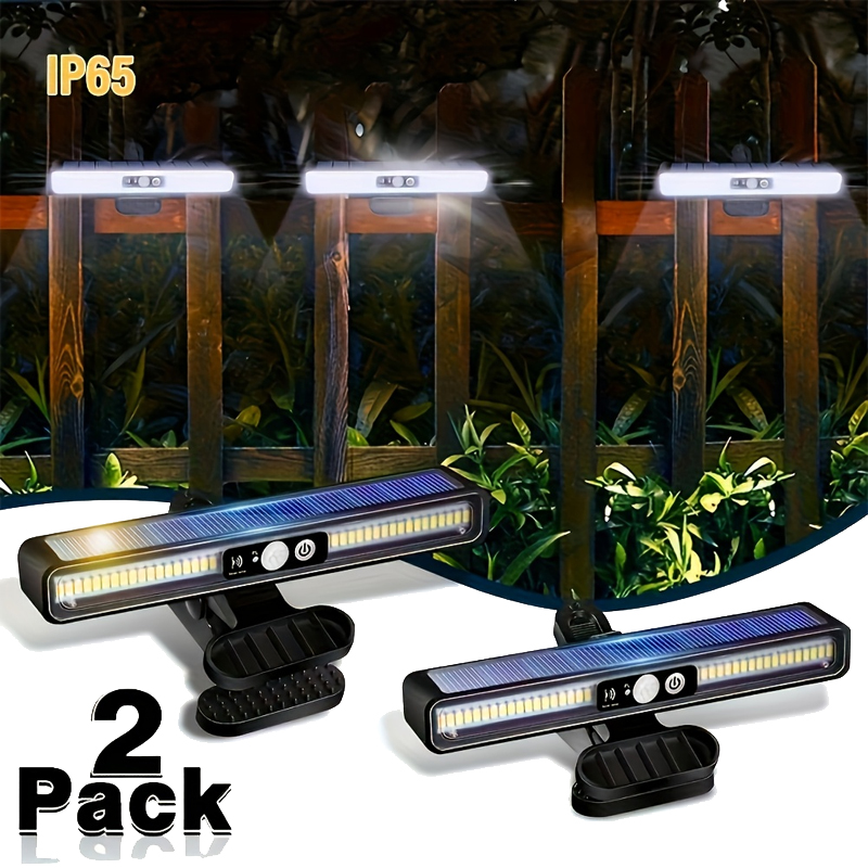 Outdoor Lighting Waterproof - Klipsli Güneş Enerjili Hareket Sensörlü Dış