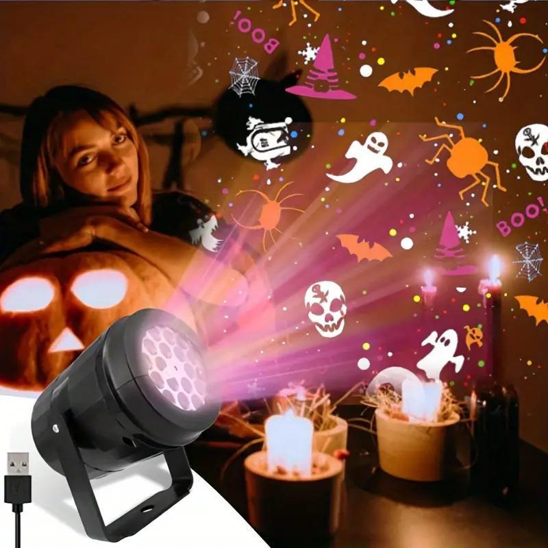 Outdoor Lighting Effects - Cadılar bayramı LED projektör ışığı açık