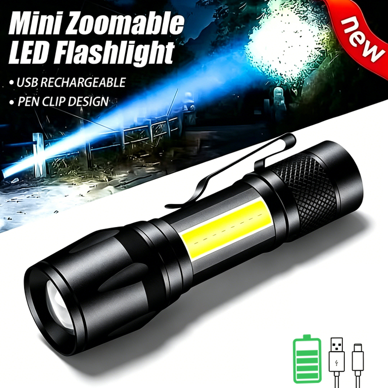 Outdoor Lighting Black - Mini LED El Feneri COB +