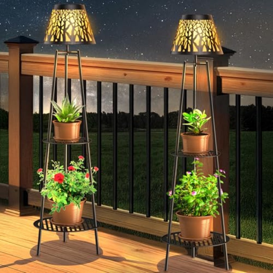 Outdoor Lighting Waterproof - 2'li Paket Dış Mekan Güneş Enerjili