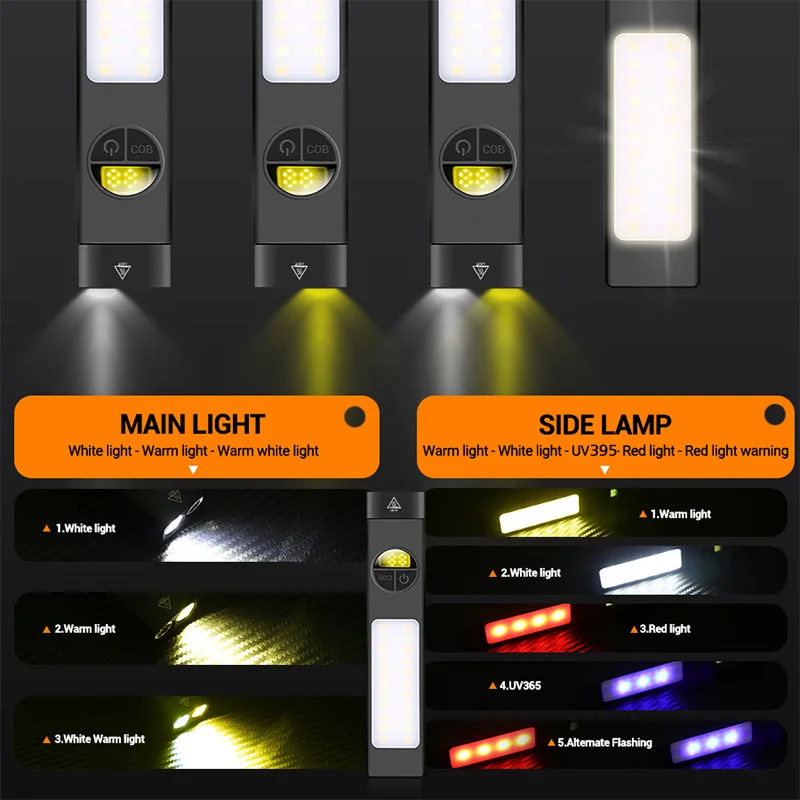 COB + LED Çok Fonksiyonlu El F - Outdoor Lighting Black incelemesi ve fiyatı