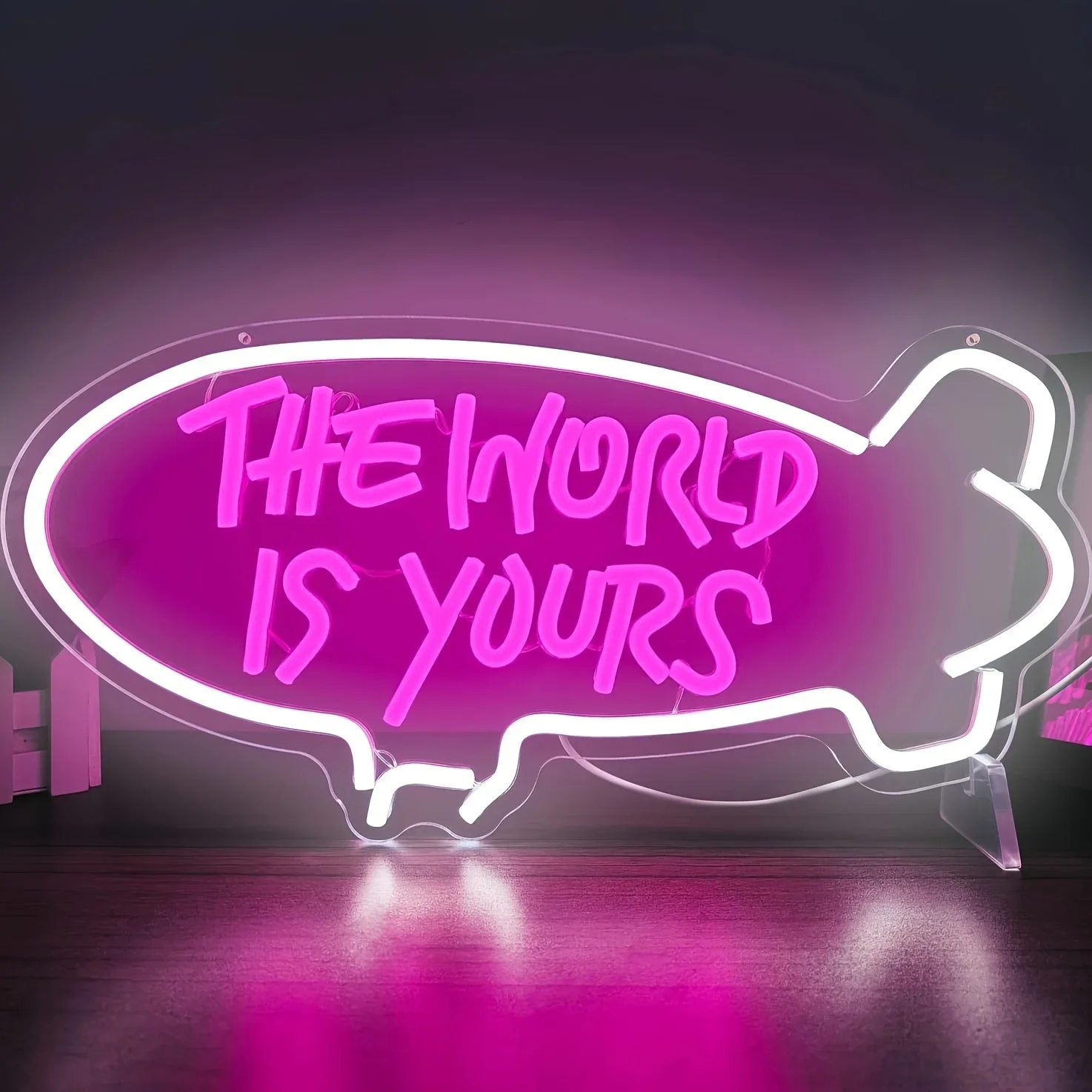 Dünya Senindir Balon Neon Tabe - Outdoor Lighting For Your Home incelemesi ve fiyatı