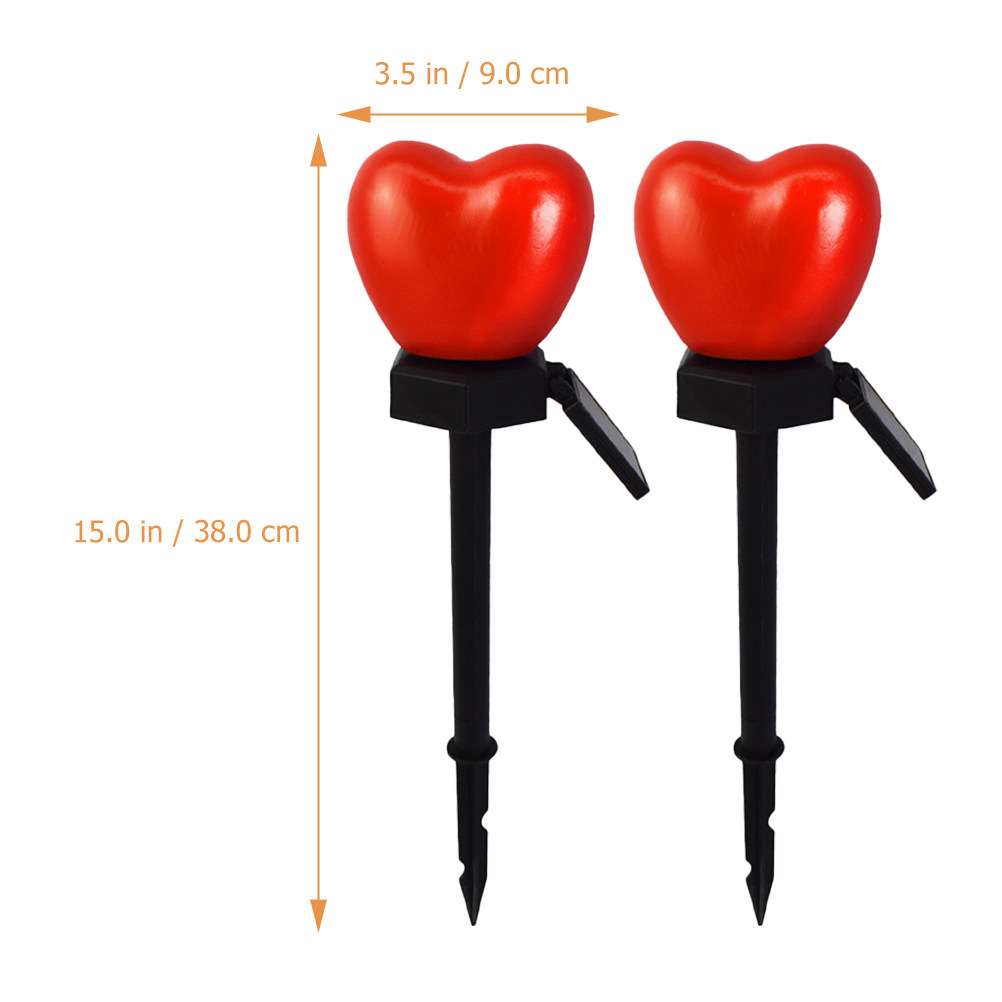 2 Adet Dekoratif Kalp Şeklinde - Outdoor Lighting Pathway incelemesi ve fiyatı