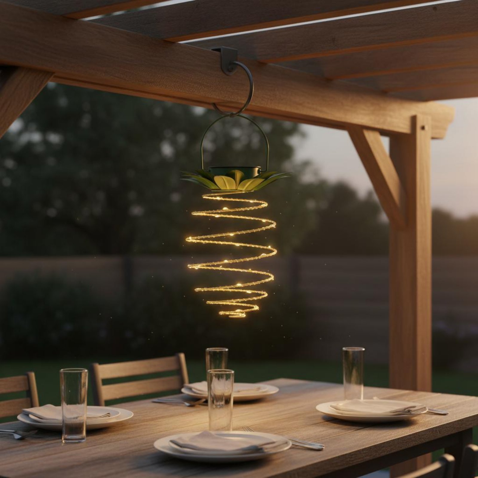 2 adet güneş enerjili ananas l - Outdoor Lighting And Landscape incelemesi ve fiyatı