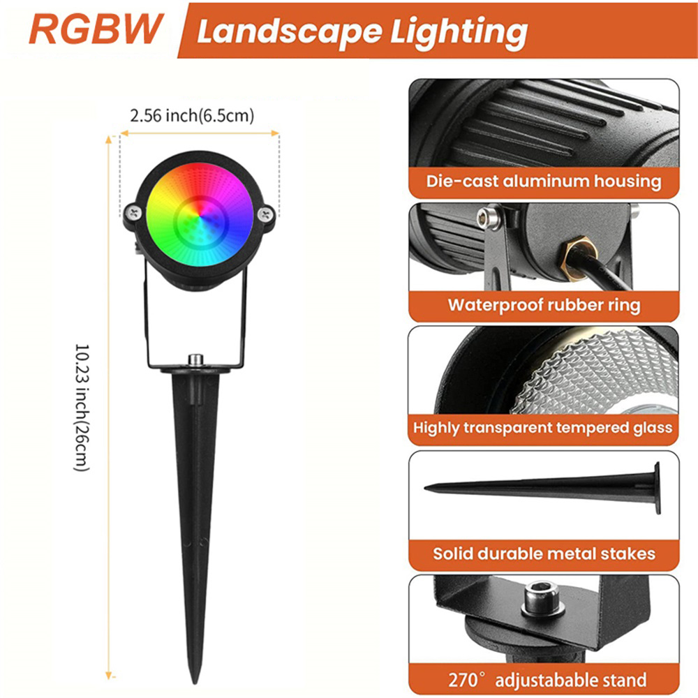 RGBW Peyzaj Aydınlatma 10W Uza - Outdoor Lighting Waterproof incelemesi ve fiyatı