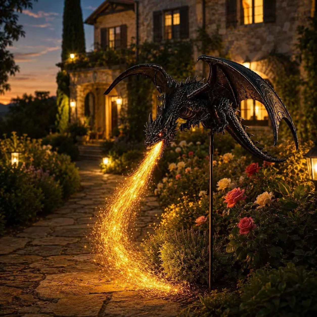 Solar Dragon Güneş Enerjili Ba - Outdoor Lighting Pathway incelemesi ve fiyatı