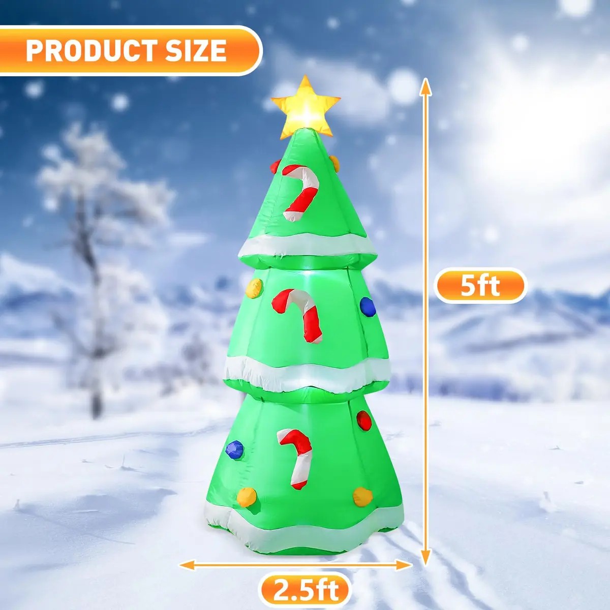 5FT/1,5M Noel Şişme DIY Dekora - Outdoor Lighting Effects incelemesi ve fiyatı