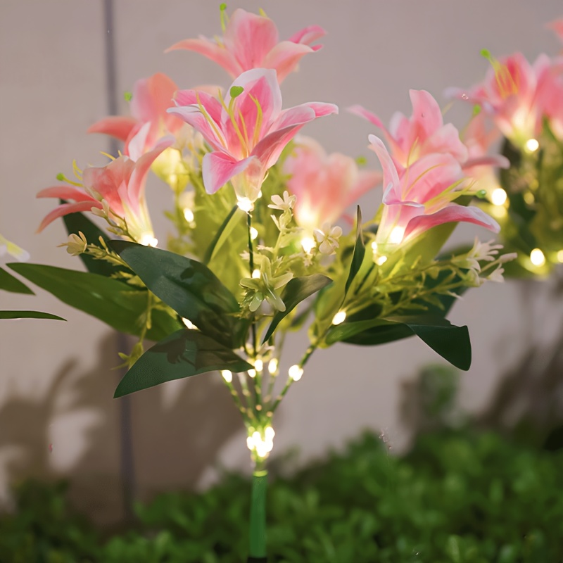 Çok Çiçekli Pembe Zambak Güneş - Outdoor Lighting Effects incelemesi ve fiyatı