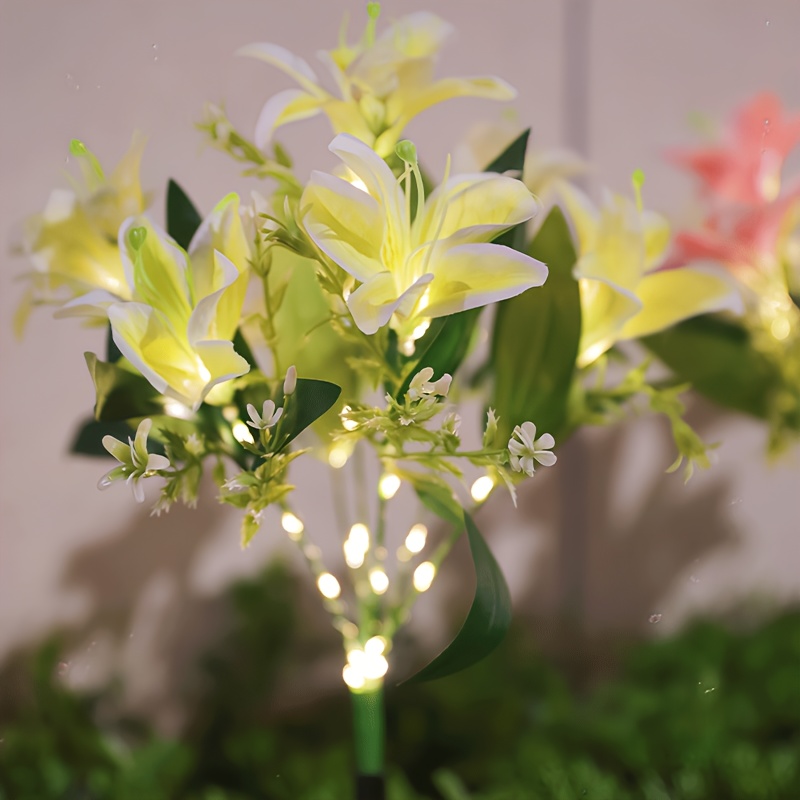 Çok Çiçekli Pembe Zambak Güneş - Outdoor Lighting Effects incelemesi ve fiyatı